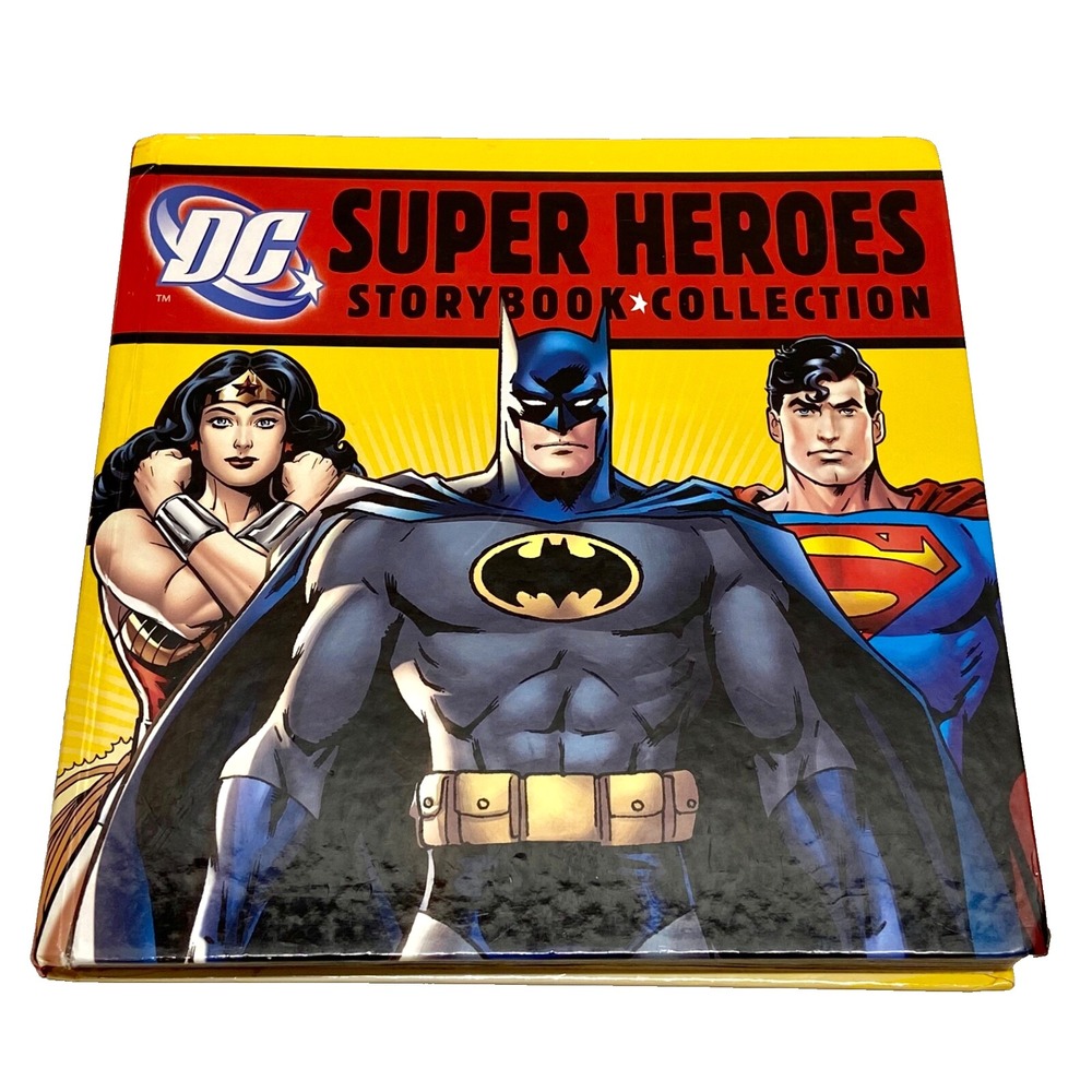 DC Super Heroes Storybook Collection Book Batman Superman Wonder Woman 2012 GUC